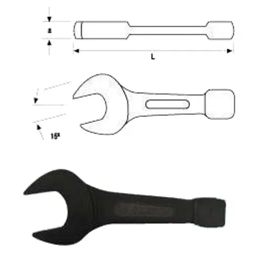 1-5/16 inch Flat Open End Striking Wrench