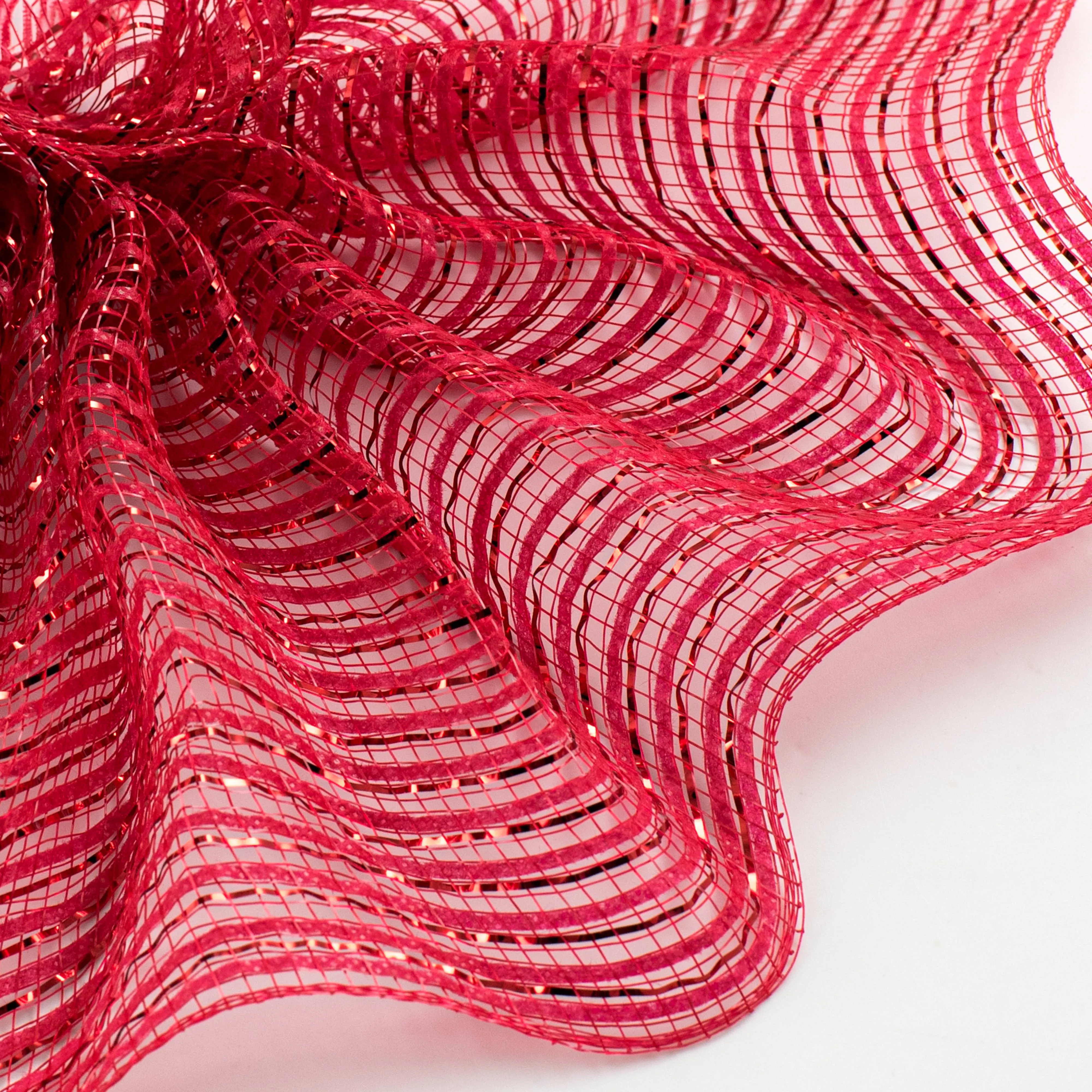 10" Breeze Mesh: Metallic Red