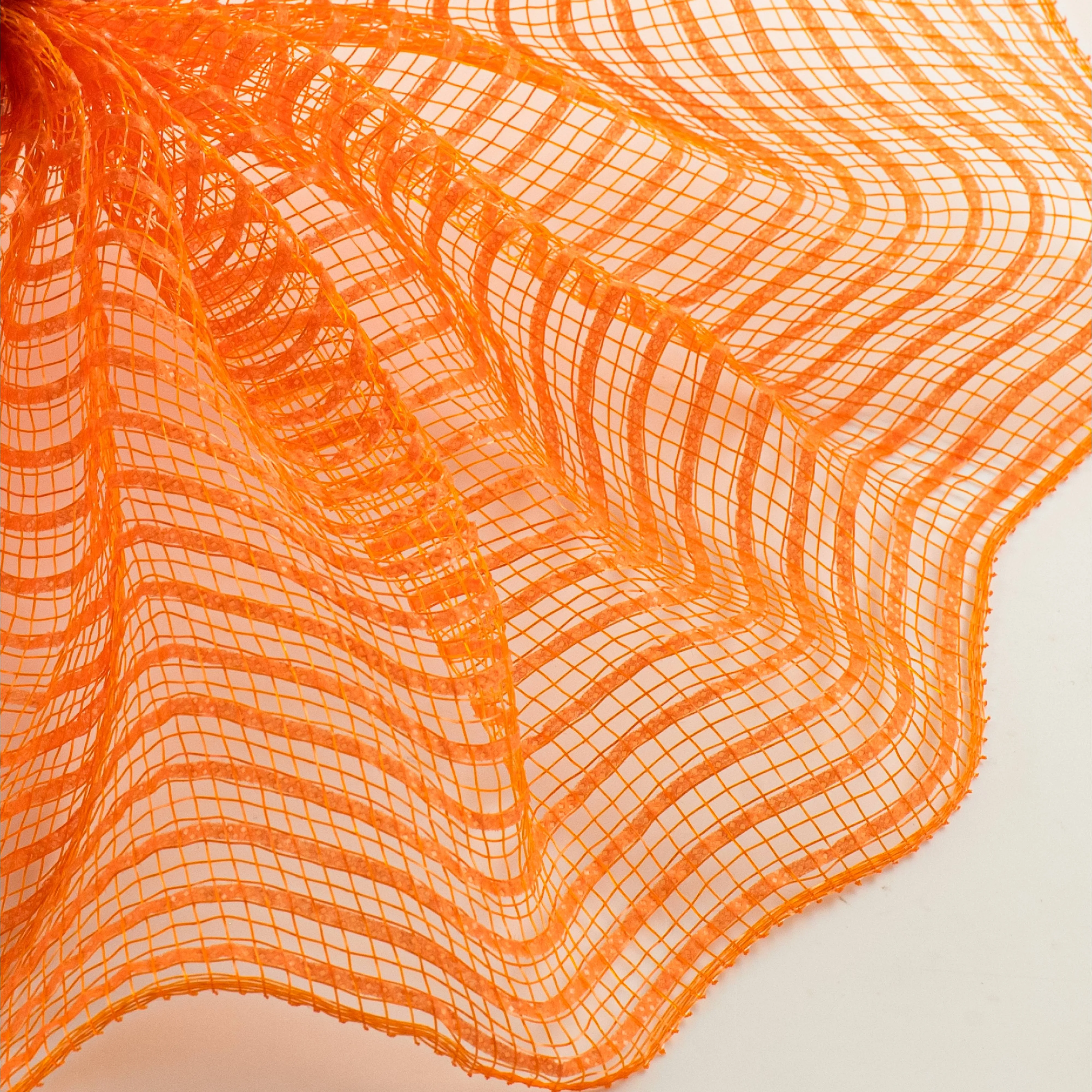 10" Breeze Mesh: Orange