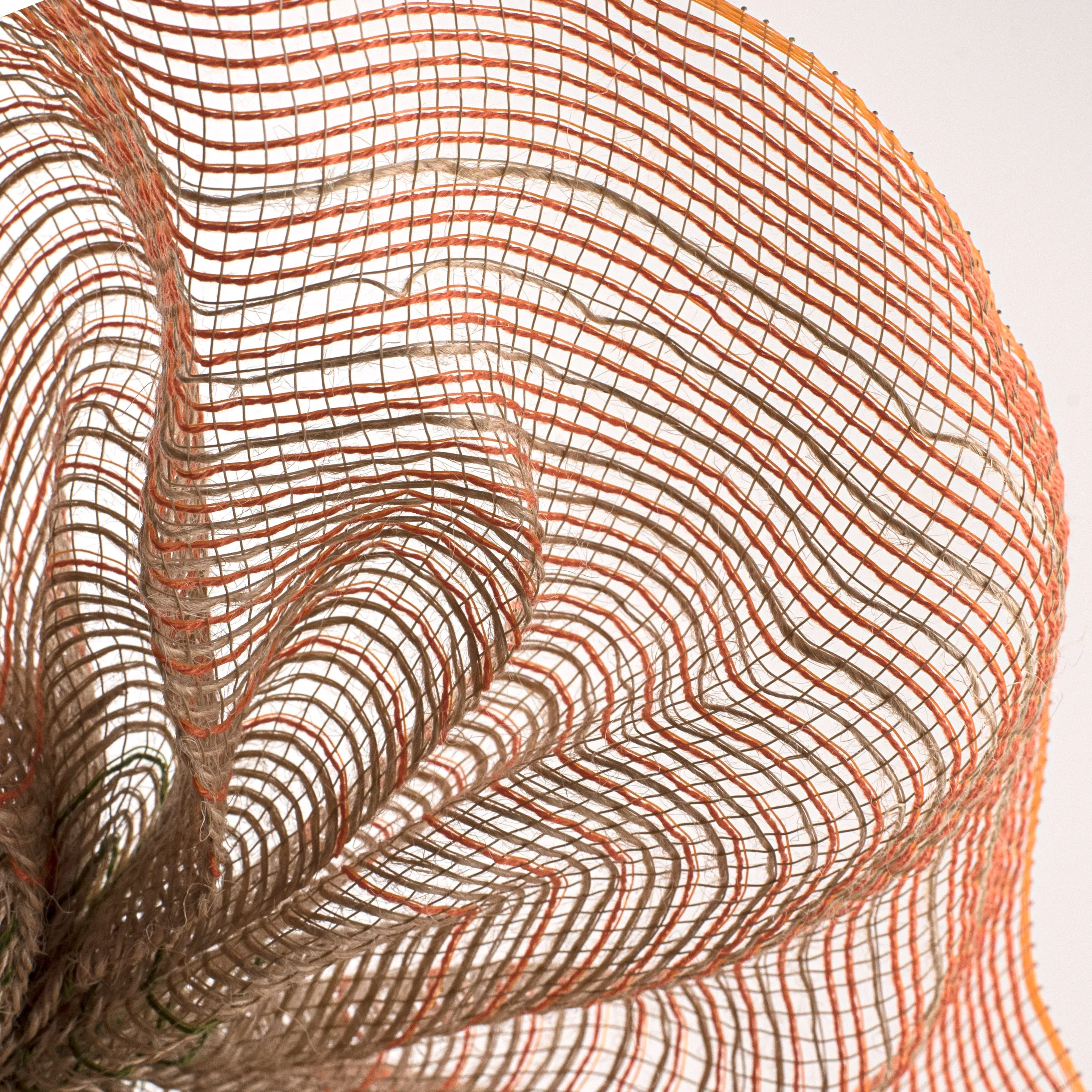 10" Burlap Deco Mesh: Fall Ombré Jute