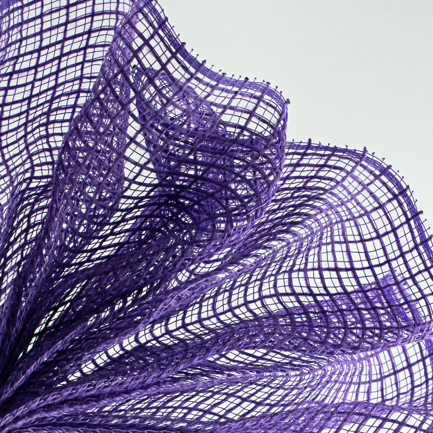 10" Check Fabric Mesh: Purple