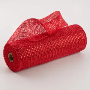 10" Fabric Mesh: Metallic Red