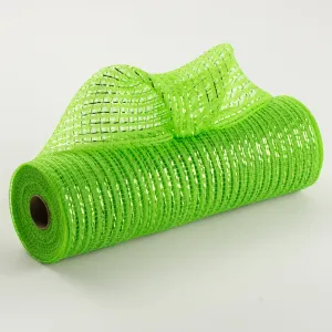 10" Metallic Breeze Mesh: Lime Green
