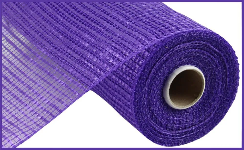 10"X10Yd Horizontal Wide Stripe Mesh  Purple  RE890023