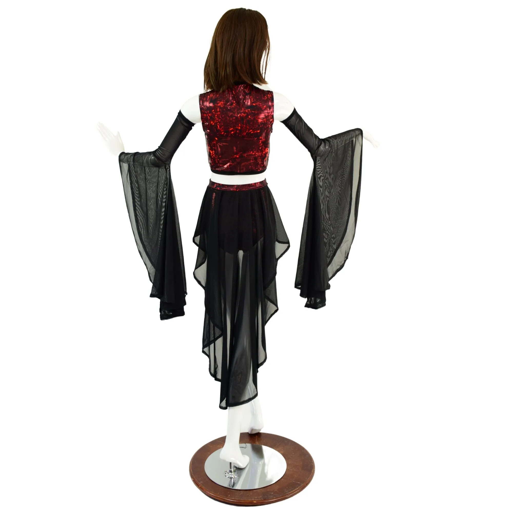 4PC Primeval Red and Black Mesh Set
