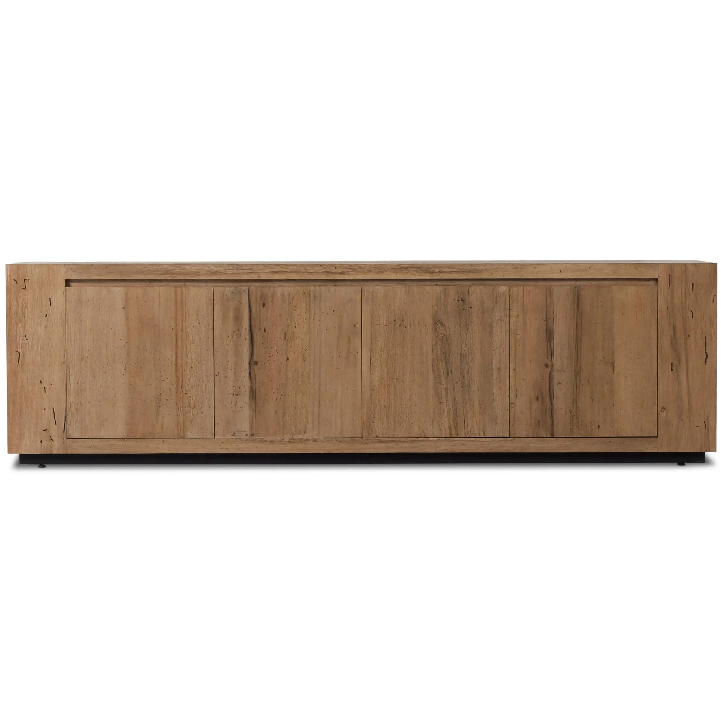 Abaso Media Console, Rustic Wormwood
