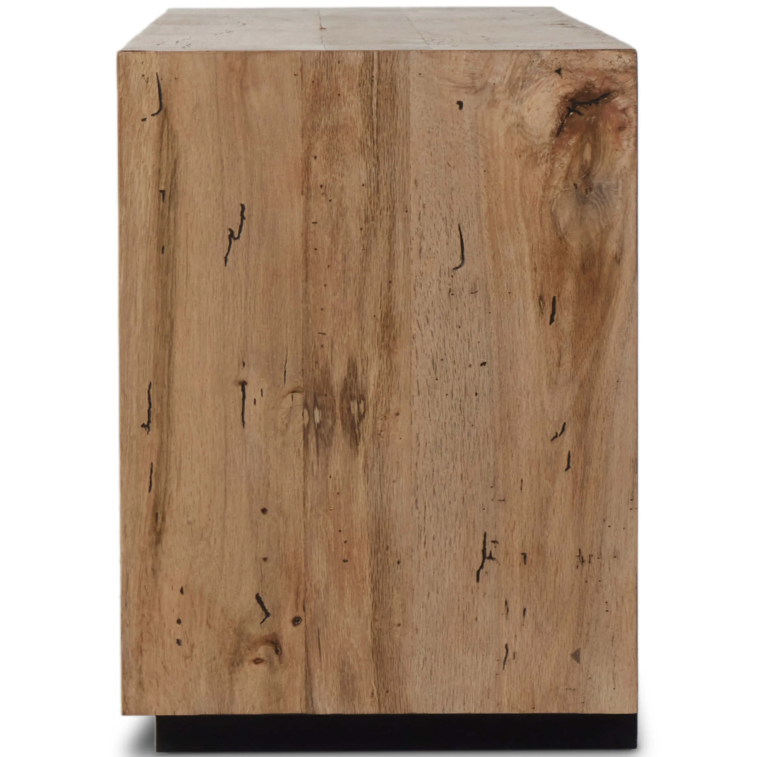 Abaso Media Console, Rustic Wormwood