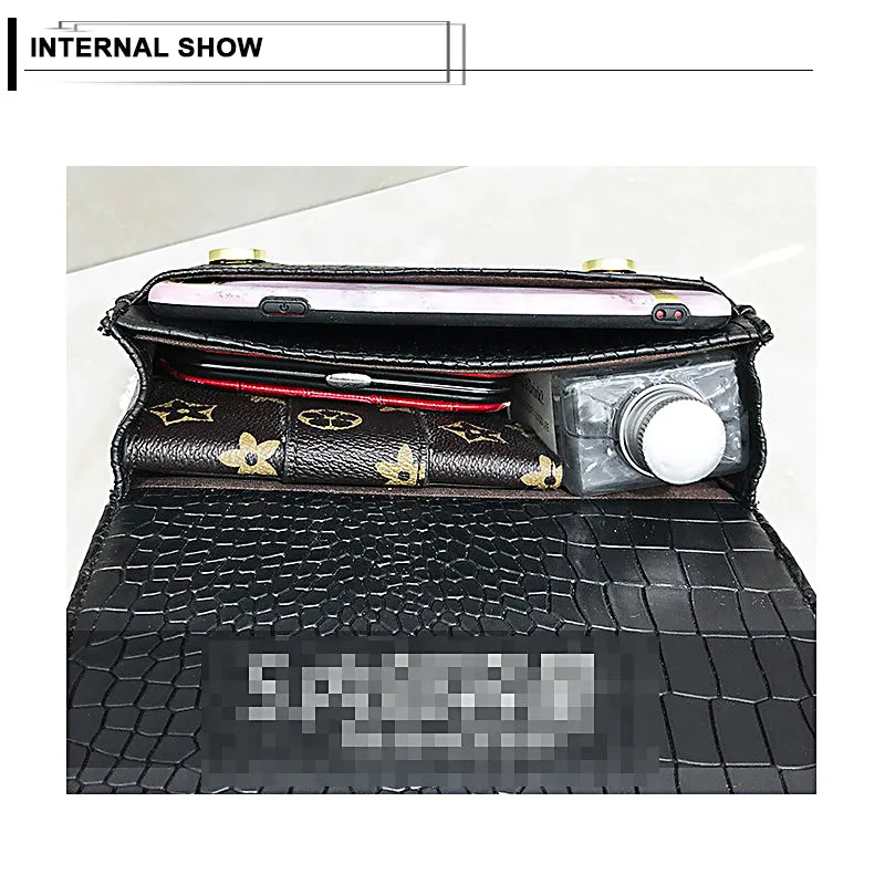 Alligator Pattern Casual Waist Work Bag