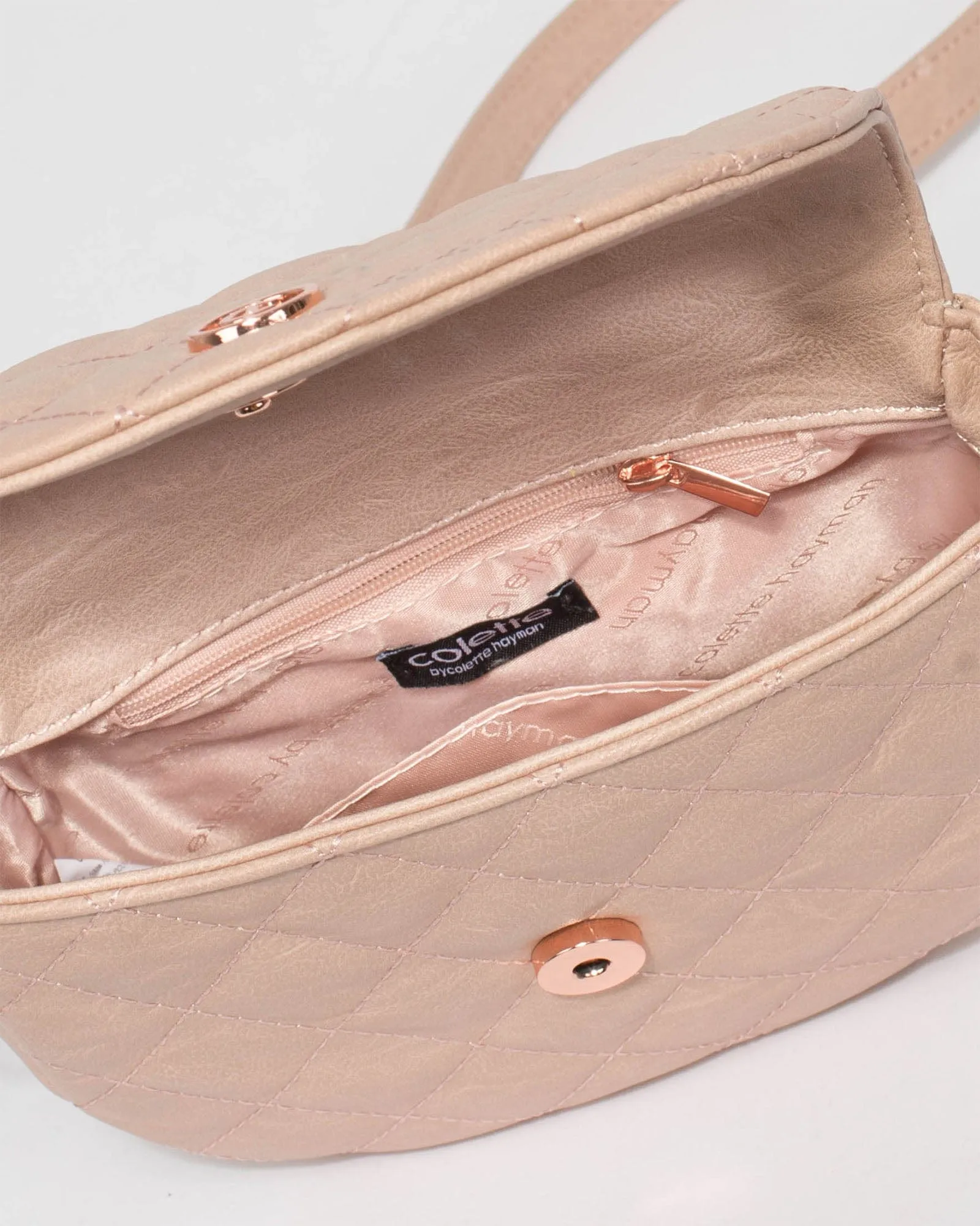Alvita Pink Saddle Bag