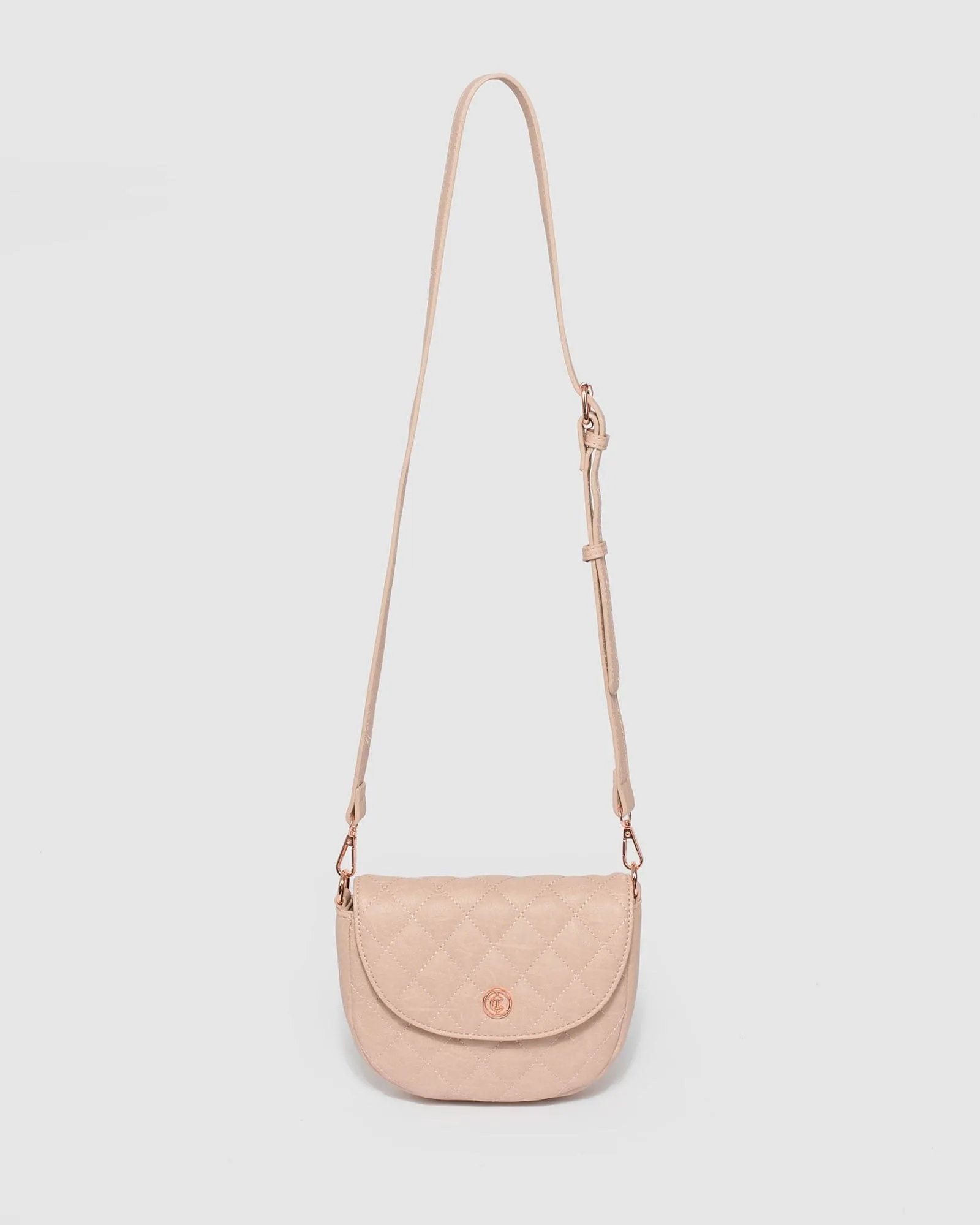 Alvita Pink Saddle Bag