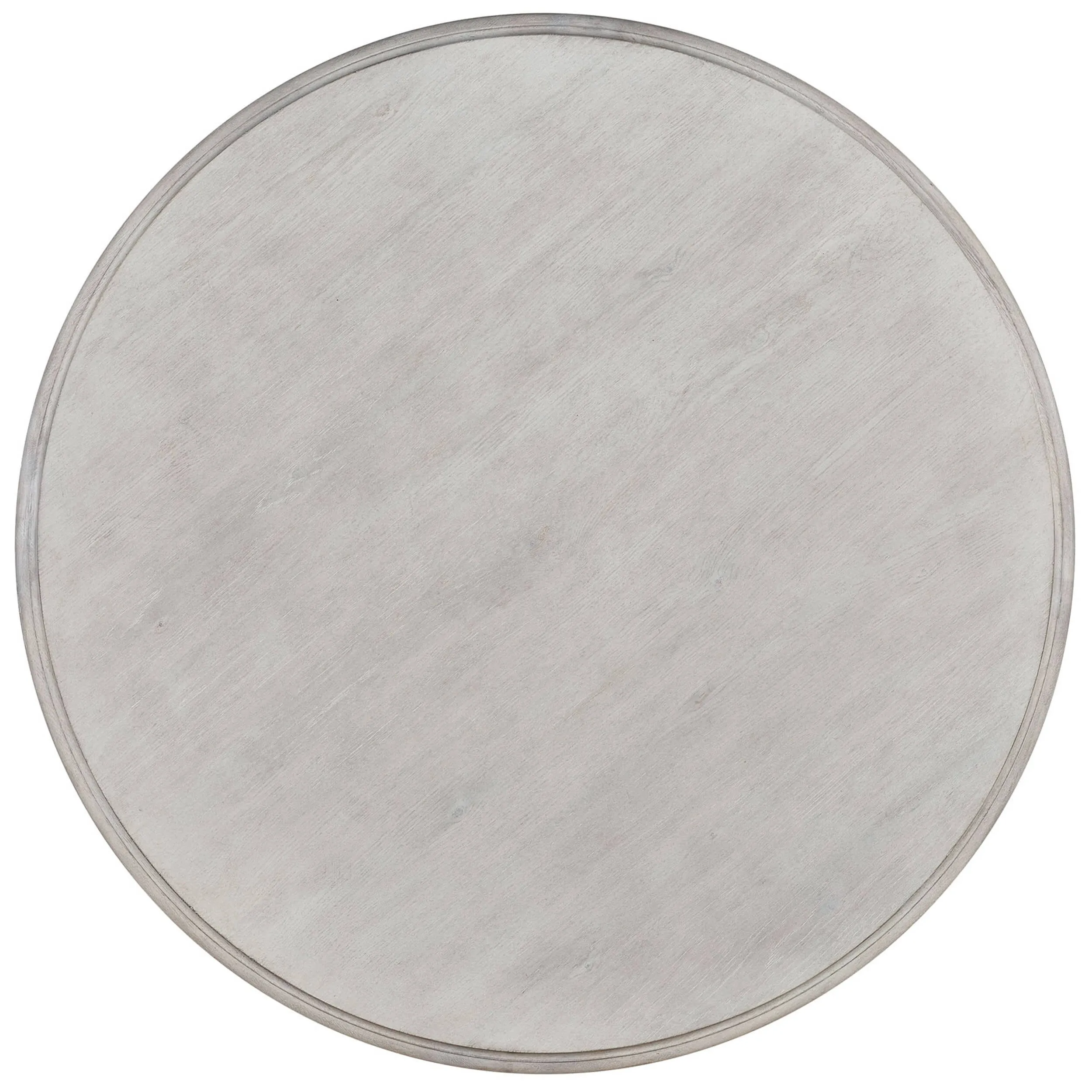 Ansen Round Dining Table, Dover White