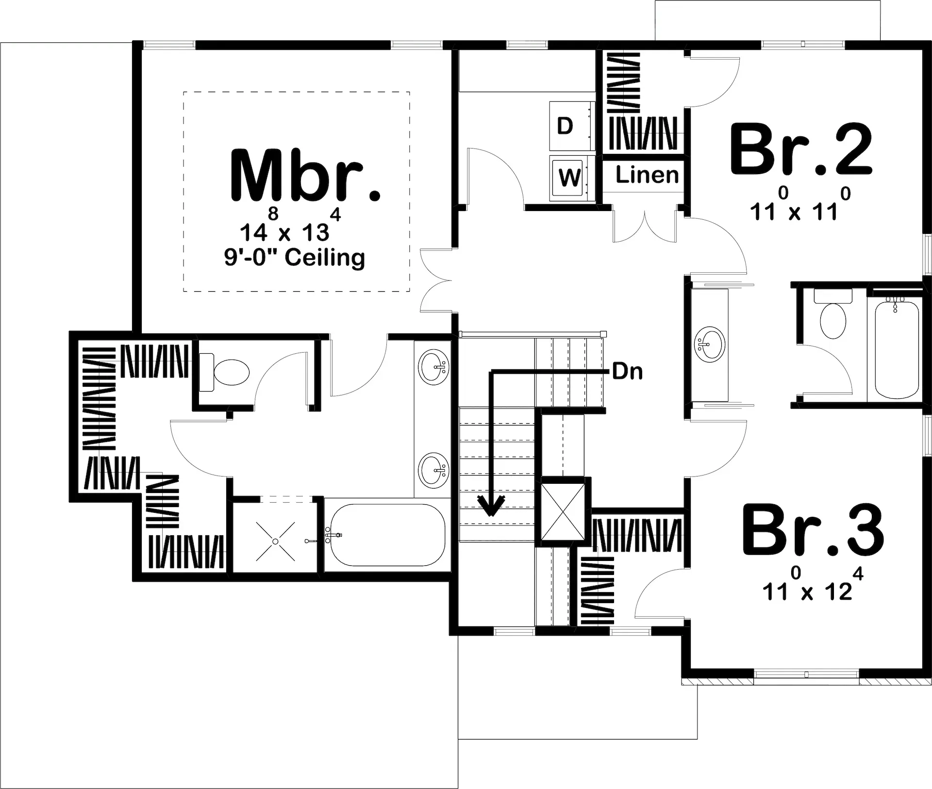 Attractive 3-Bedroom Home Plan with Thoughtful Design
