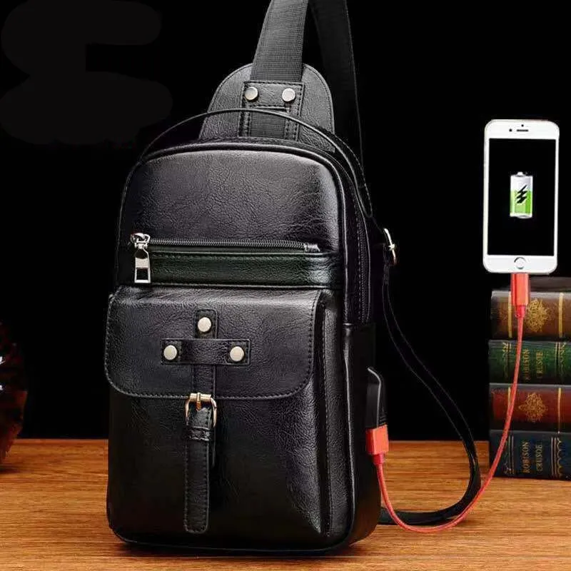 Backpack Waist Shoulder bag compatible with Ebook, Tablet and for Alcatel 1V (2019) - Black