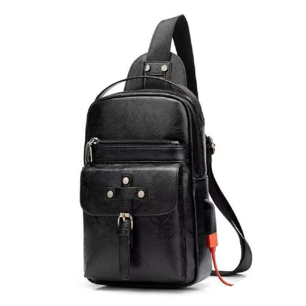 Backpack Waist Shoulder bag compatible with Ebook, Tablet and for Alcatel 1V (2019) - Black