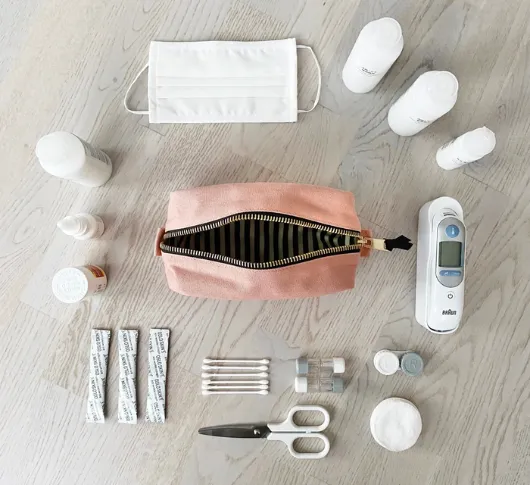 Bag-all - First Aid Organizing Pouch in Pink/Blush