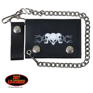 Barbed Wire Skulls Wallet