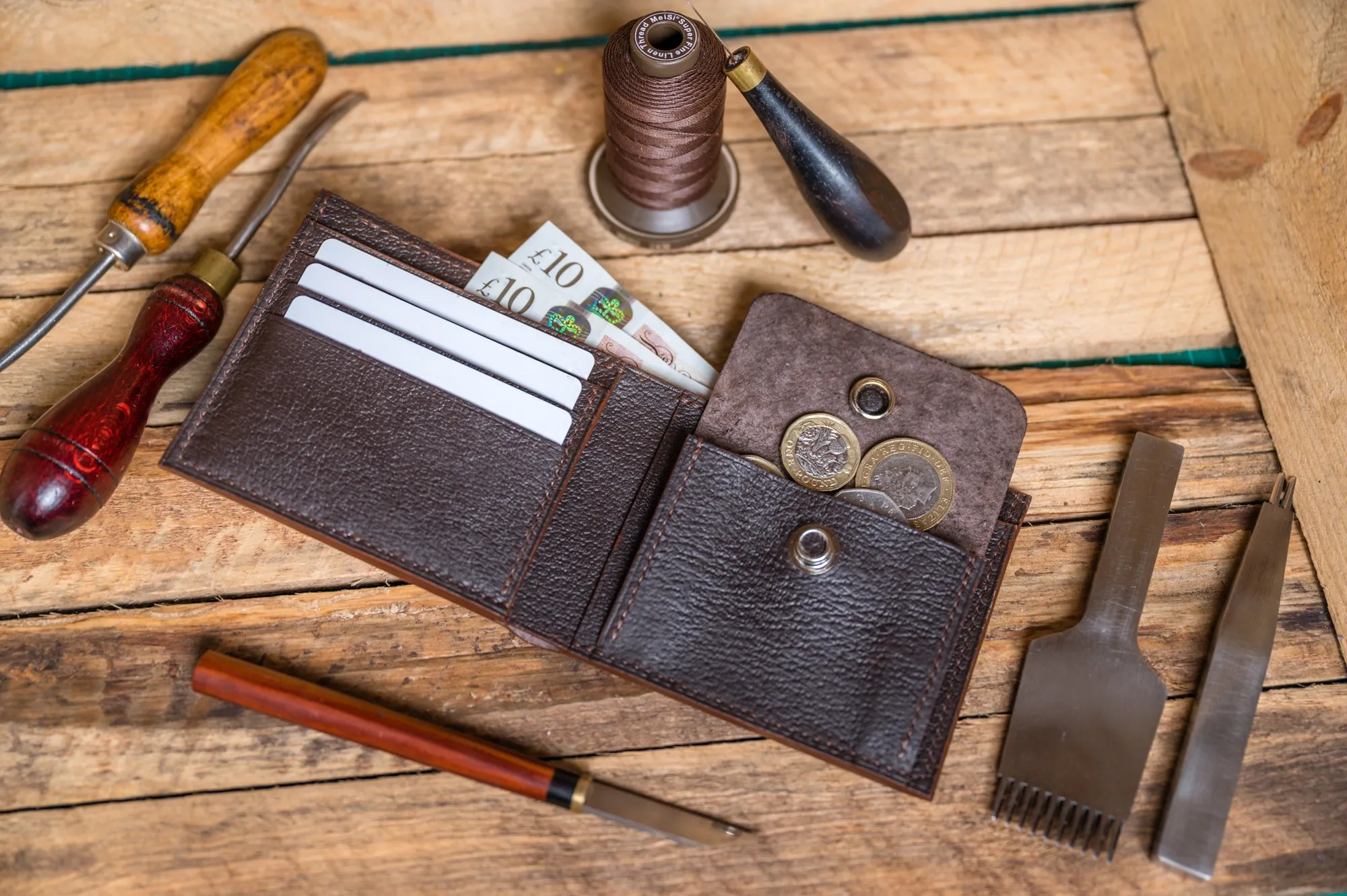 Bifold Wallet with Coin Pocket PDF Pattern Pack