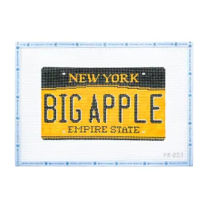 Big Apple License Plate