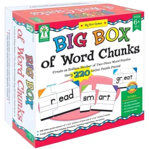 Big Box Of Word Chunks Manipulative