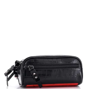 Blaster Waist Bag Alligator Embossed Calfskin