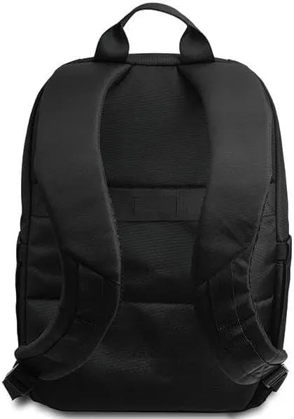 BMW Carbon & Blue Stripe Backpack for 16" Laptop Black - BMBP15COMSCAKL