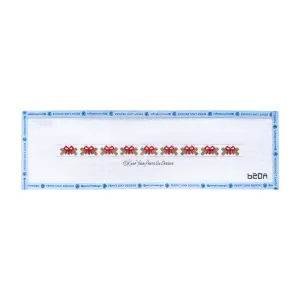 Bones Dog Collar with Red Ribbons