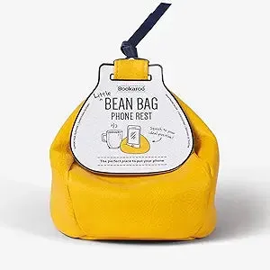 Bookaroo Little Bean Bag Phone Rest - Yellow-42648