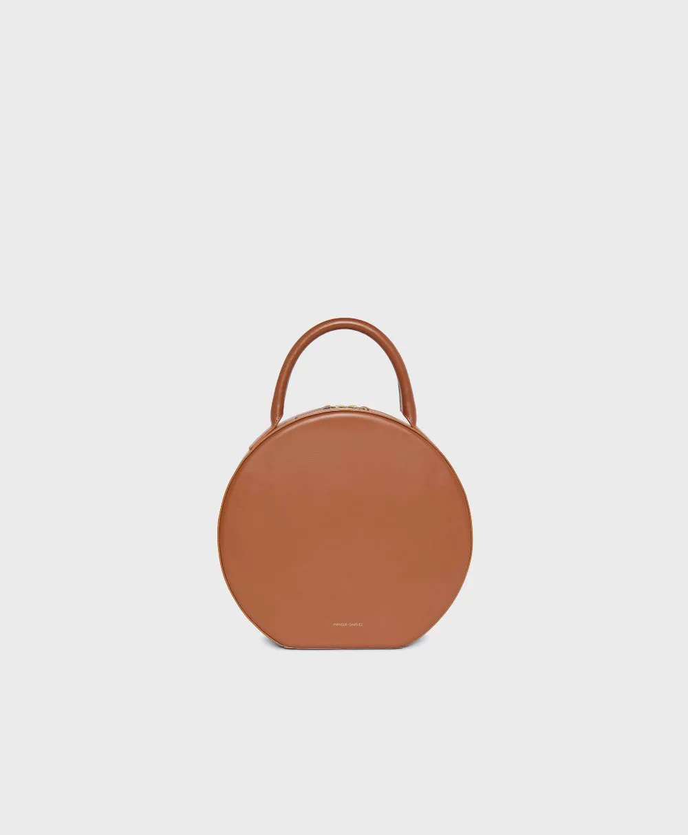 Calf Circle Bag - Saddle