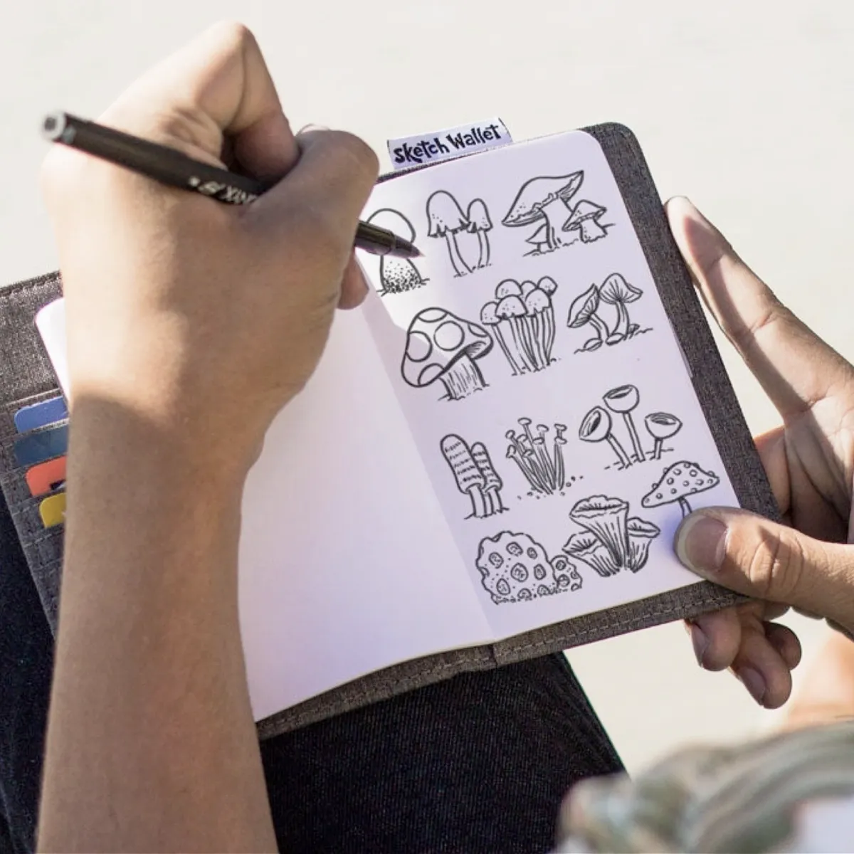 Canvas Sketch Wallet