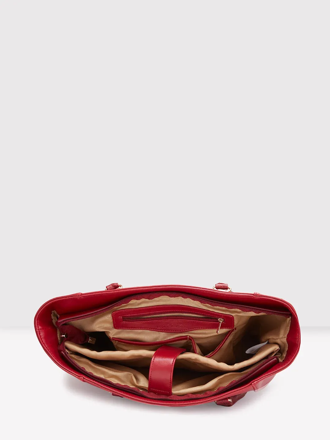 Caprese Esme Laptop Tote Extra Large Bordeaux