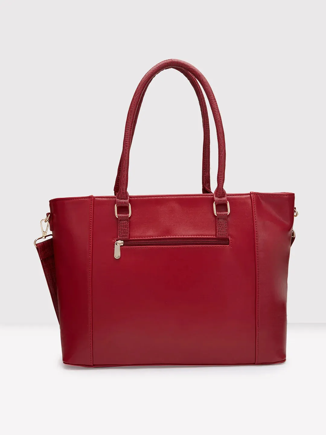 Caprese Esme Laptop Tote Extra Large Bordeaux