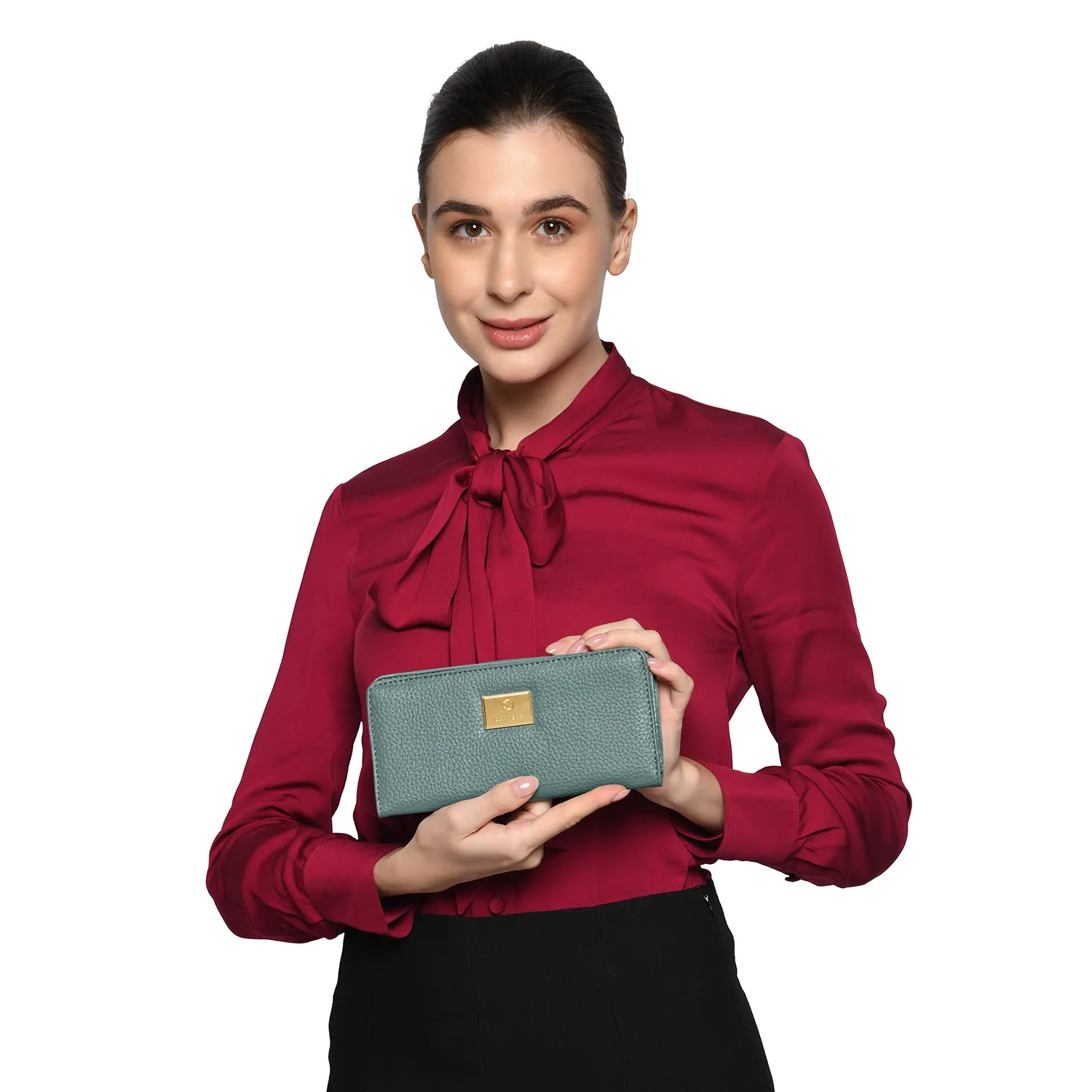 Caprese Kristin Fold Wallet Medium Grey