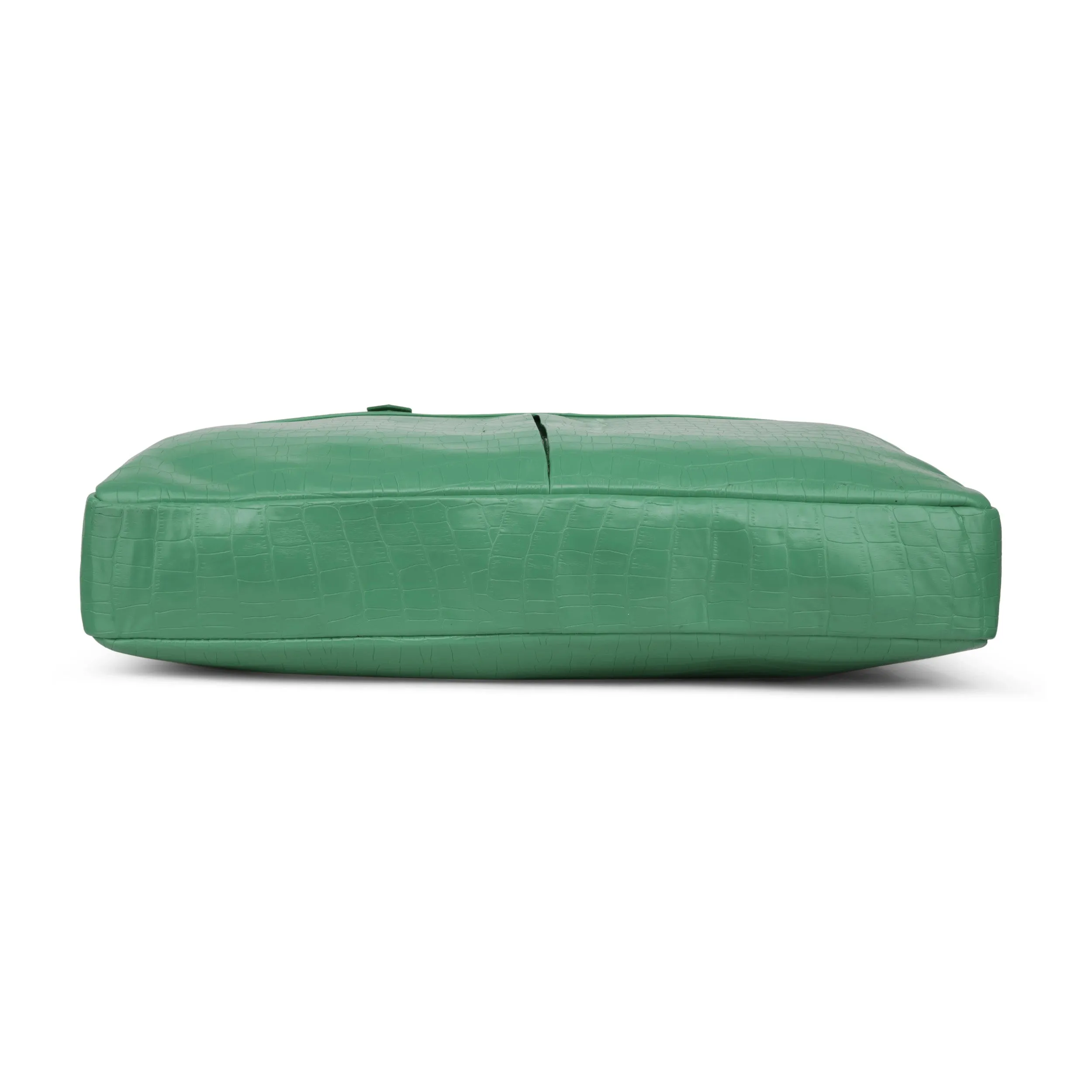 Caprese Rylee Laptop Satchel Large Green