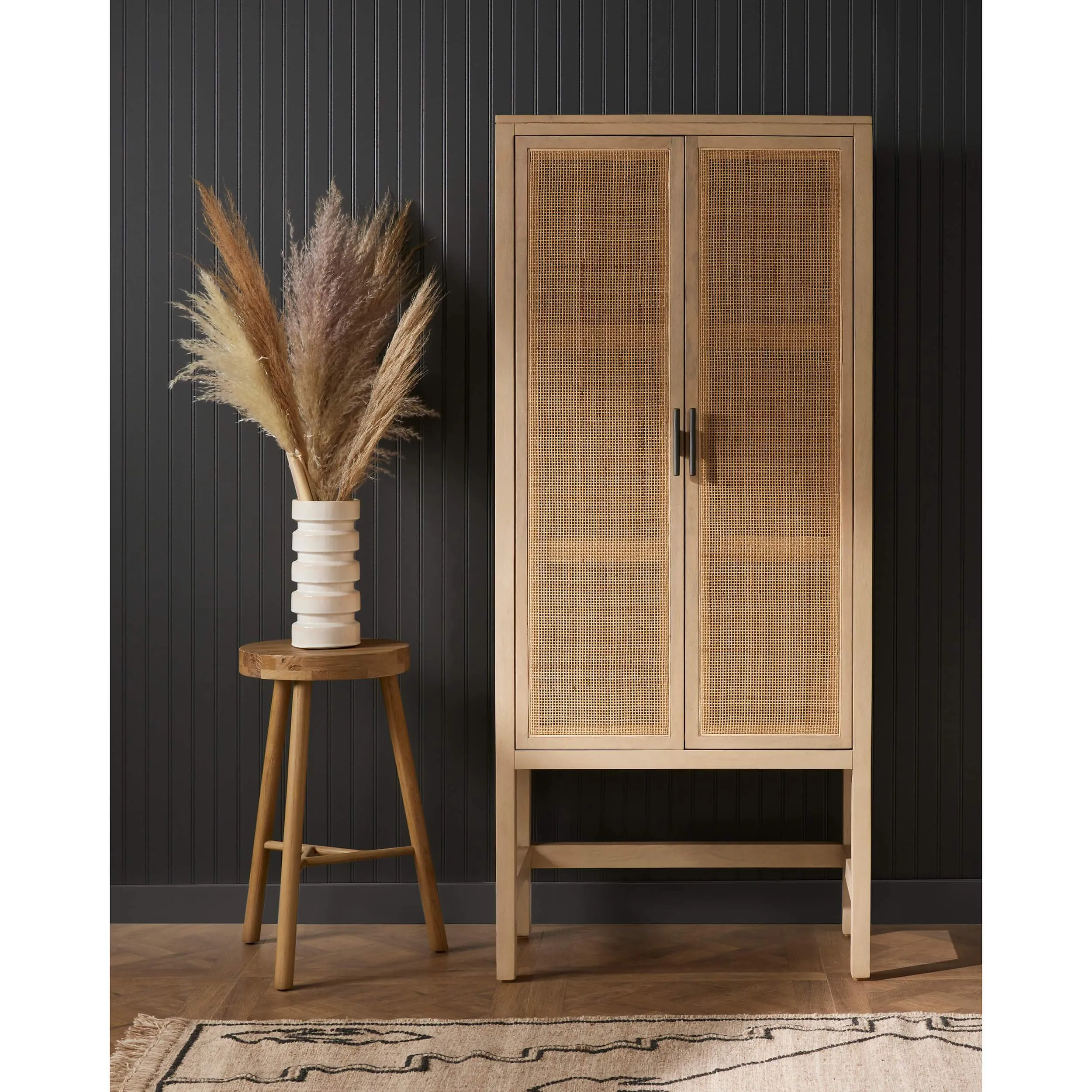 Caprice Narrow Cabinet, Natural Mango