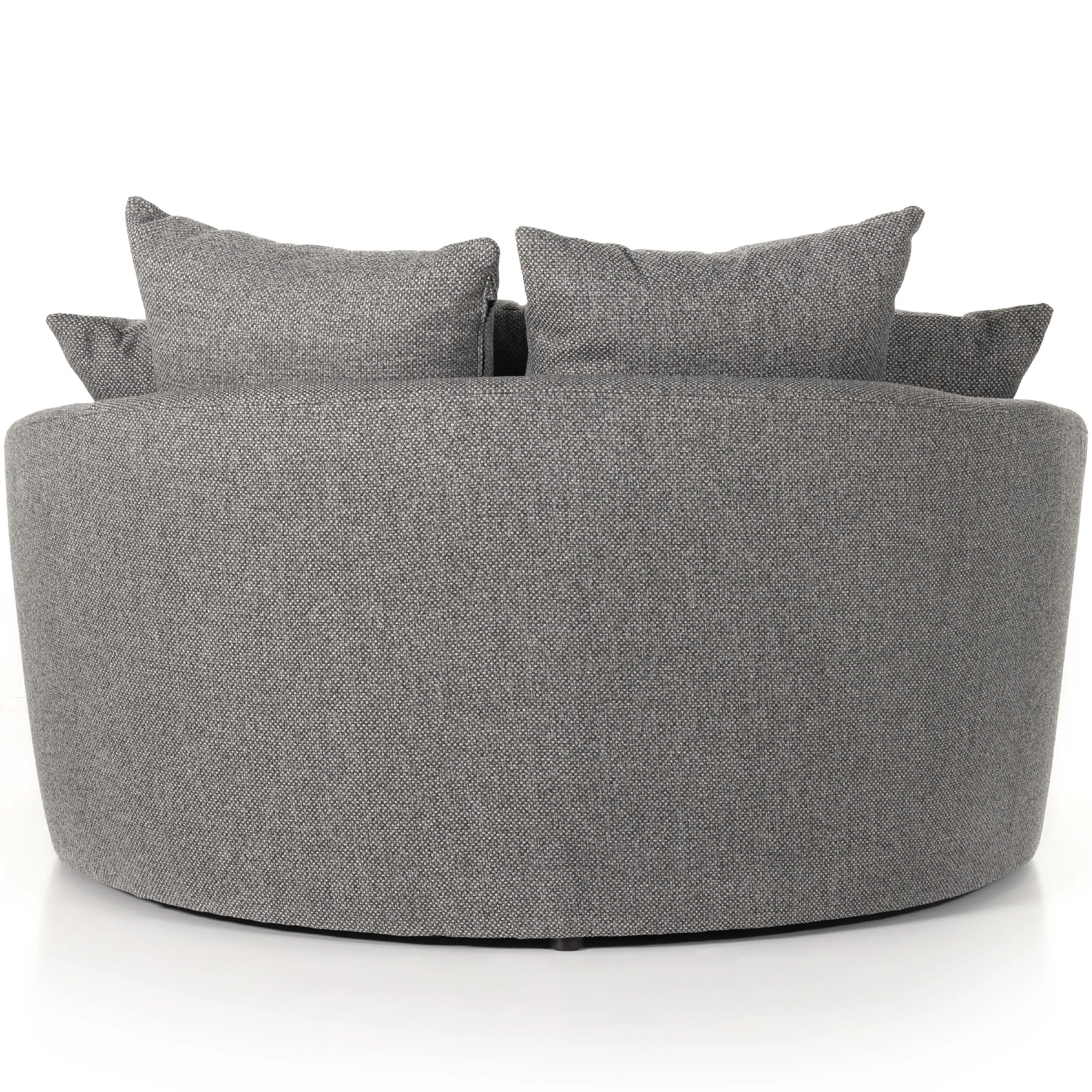 Chloe Media Lounger, Fallon Charcoal