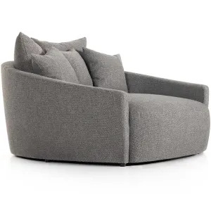 Chloe Media Lounger, Fallon Charcoal