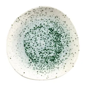 Churchill Studio Prints Mineral Green Centre Print Organic Round Plates 210mm (Pack of 12) - FC122