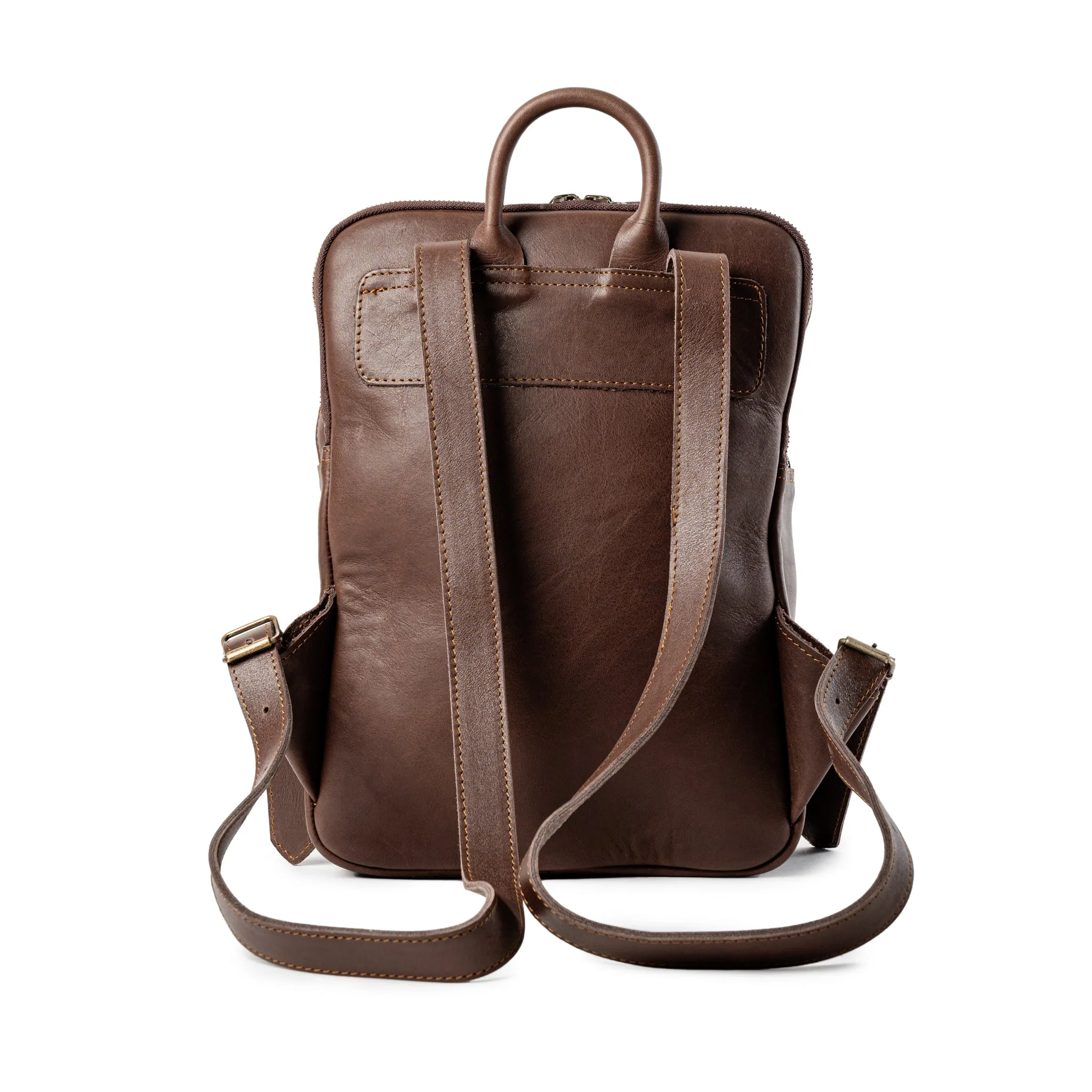 Classic Tech 14" laptop Full Grain Buffalo Leather Backpack