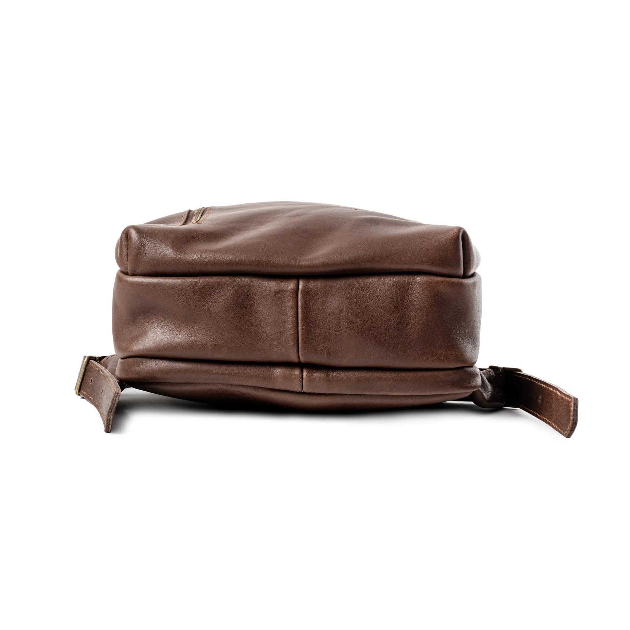 Classic Tech 14" laptop Full Grain Buffalo Leather Backpack