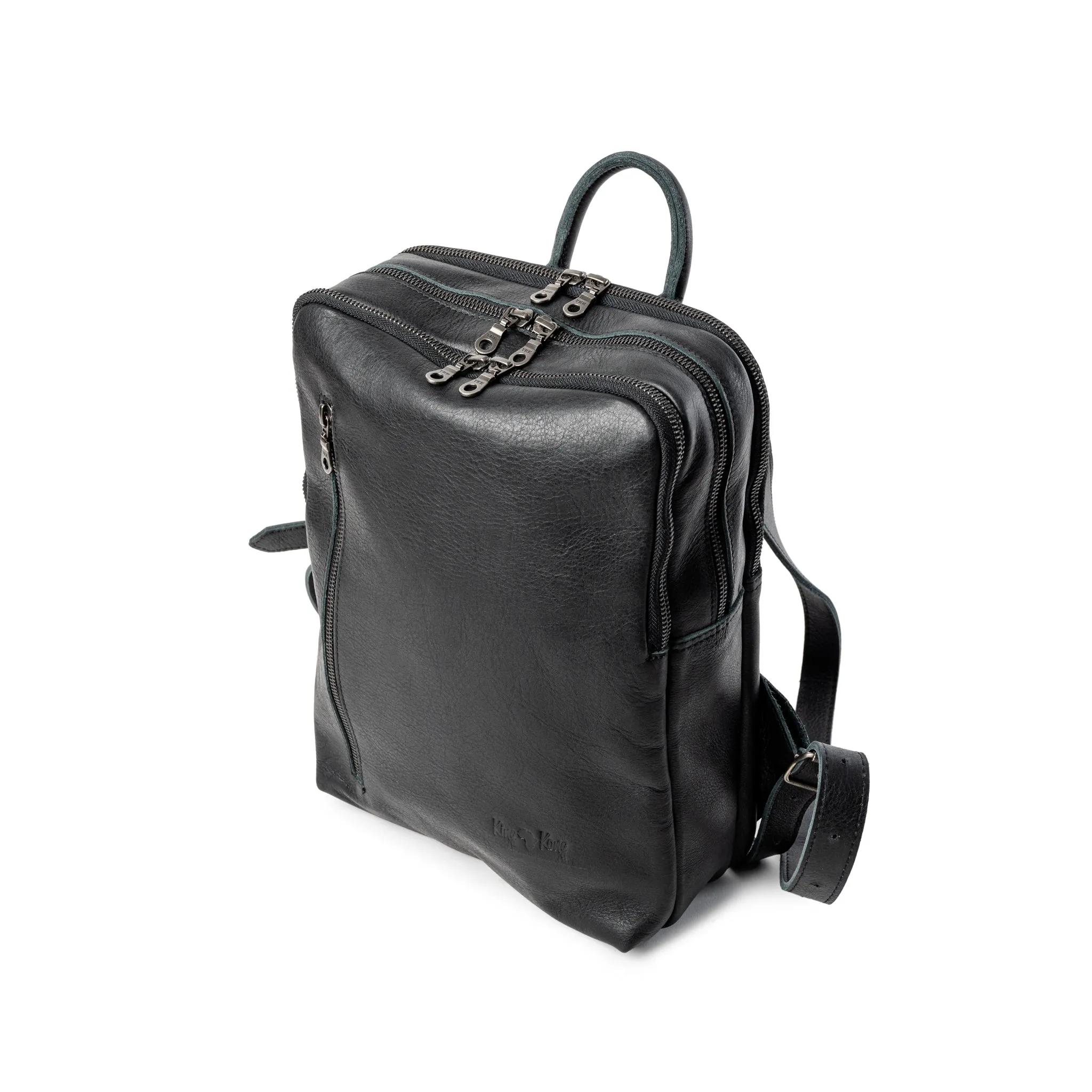 Classic Tech 14" laptop Full Grain Buffalo Leather Backpack
