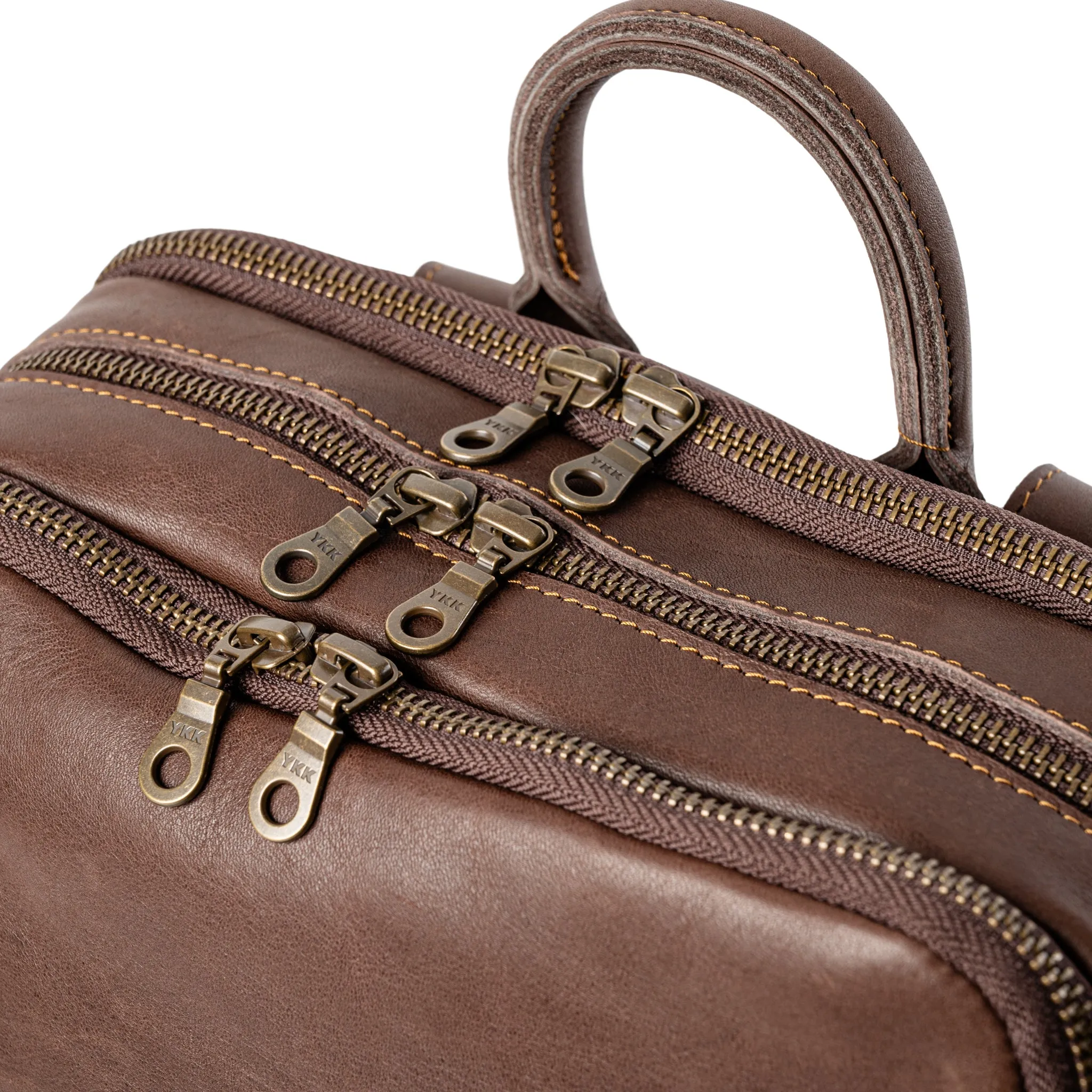 Classic Tech 14" laptop Full Grain Buffalo Leather Backpack