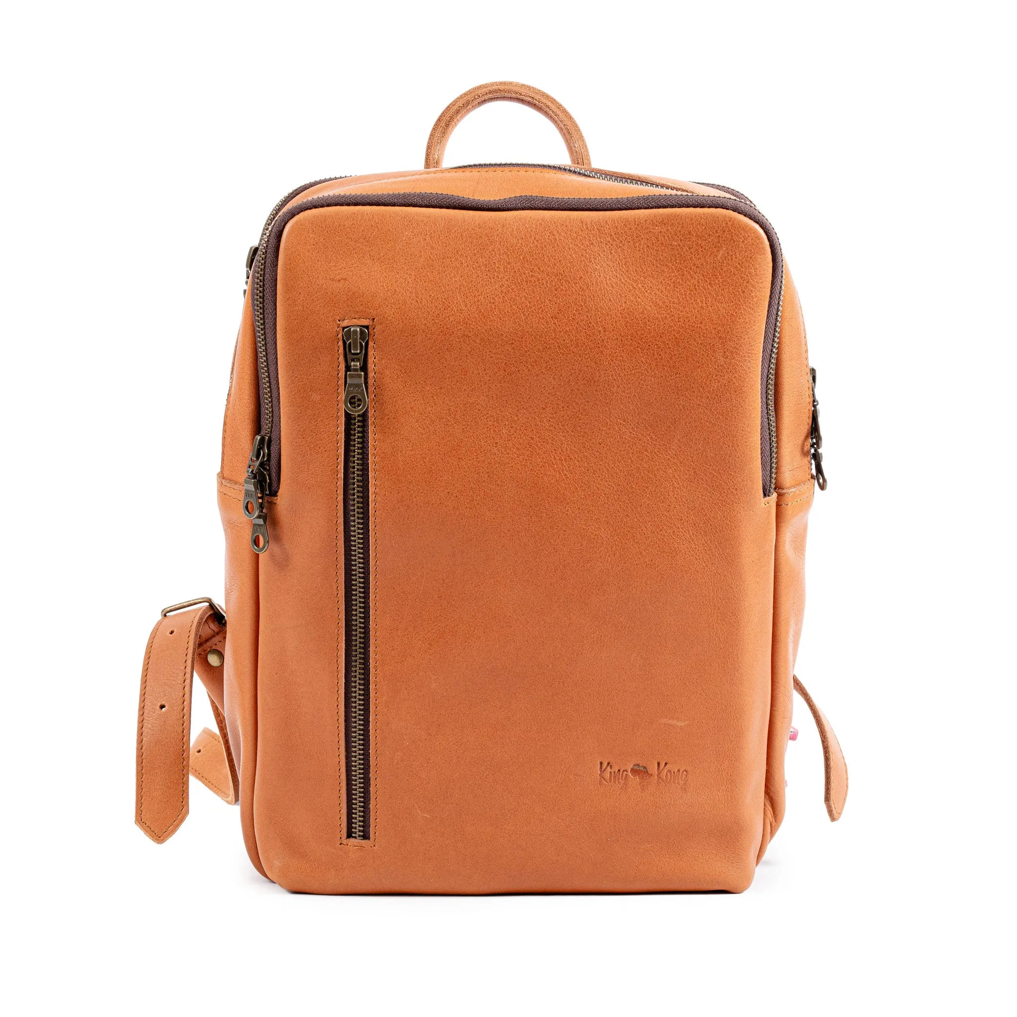 Classic Tech 14" laptop Full Grain Buffalo Leather Backpack