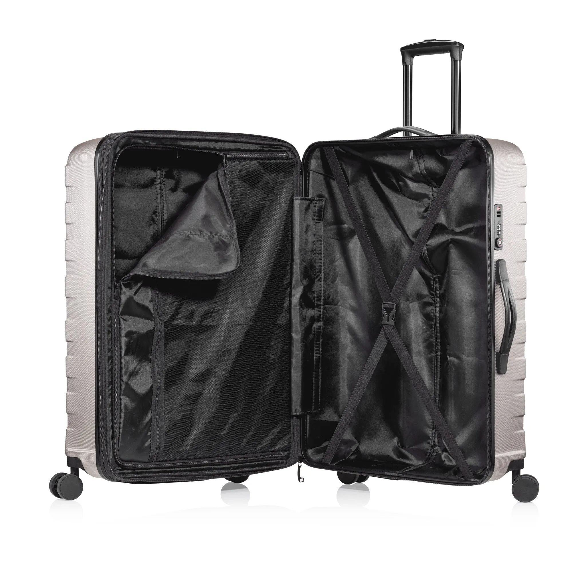 Clipper by Pack Easy - (size L) 136L Kosmo trolley shell suitcase (8951PR) - Prosecco