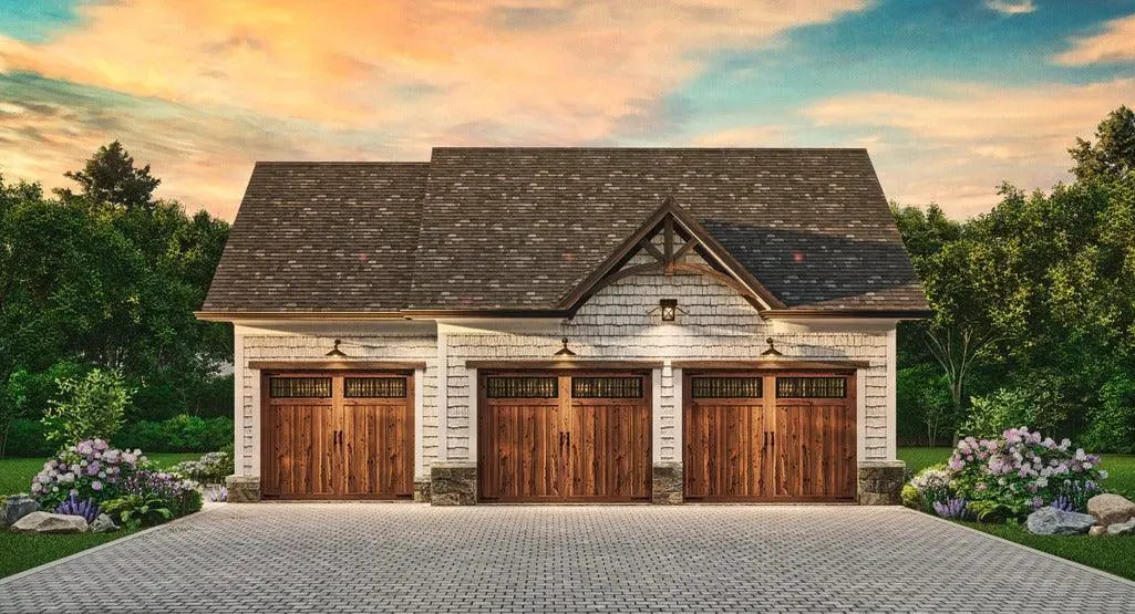 Compact Loft-Style Living with Spacious 3-Bay Garage