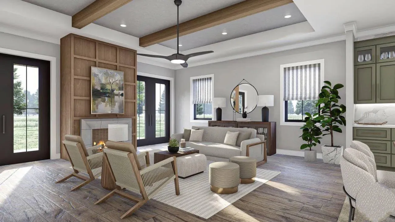 Contemporary Home with Spacious Living and Ample Garage Space