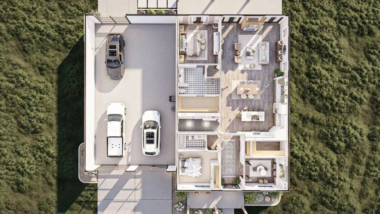 Contemporary Home with Spacious Living and Ample Garage Space