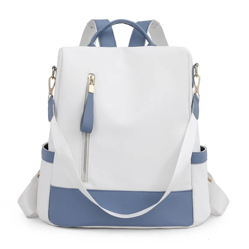 Contrast Nylon Outdoor Travel Backpack