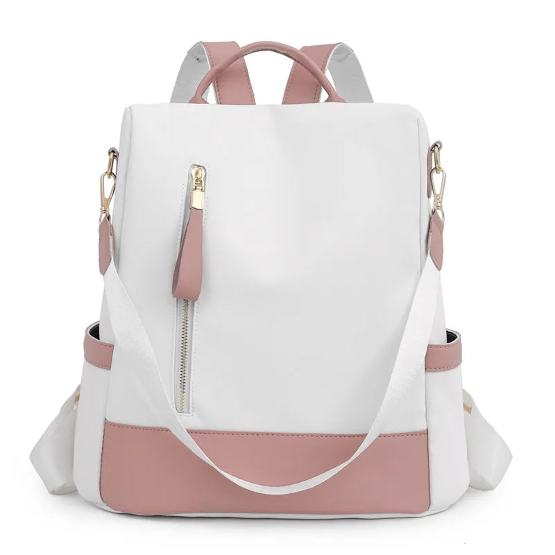Contrast Nylon Outdoor Travel Backpack