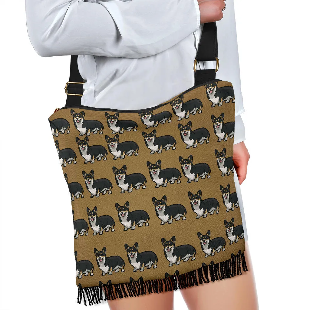 Corgi Crossbody Boho Bag
