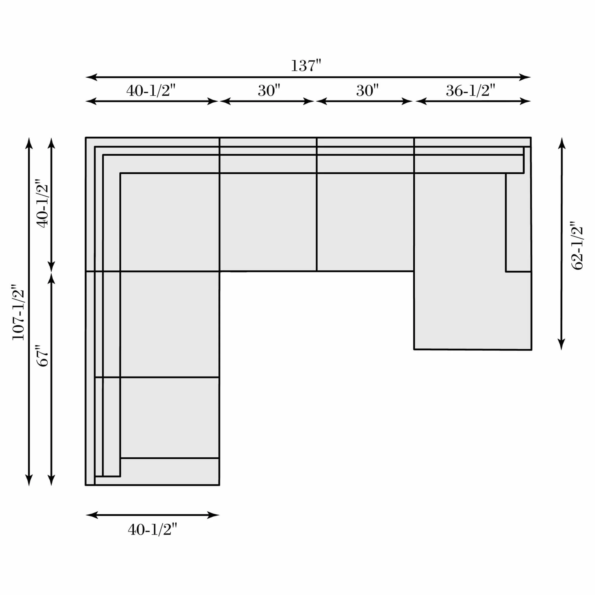 Dawkins Leather Sectional